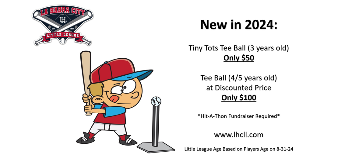 Tiny Tots & Tee Ball Divisions